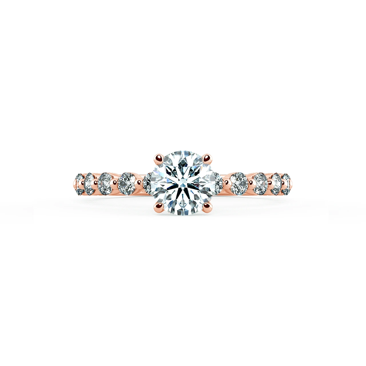 Solitaire Engagement Ring with Eternity Band NCH1804 2